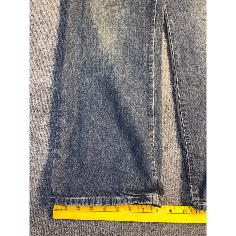 Polo Ralph Lauren Jeans Men 36/30 Blue Denim Medium Wash Streetwear Straight Leg - Picture 4 of 12